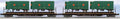 Lionel 21897 Railway Express Agency PS-4 Flatcar with Piggyback Trailers 2-Pack