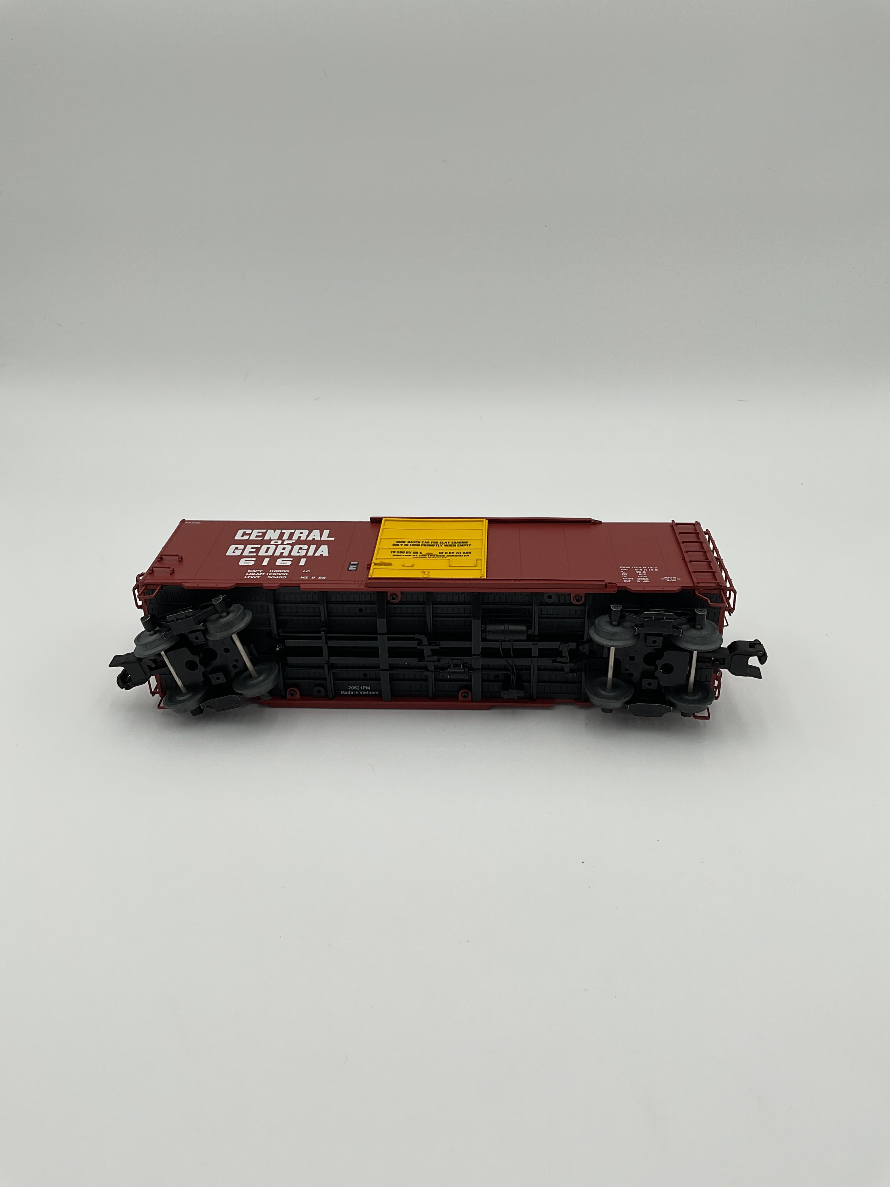 Lionel O 2126071 Central of Georgia Roof-hatch Boxcar 6161