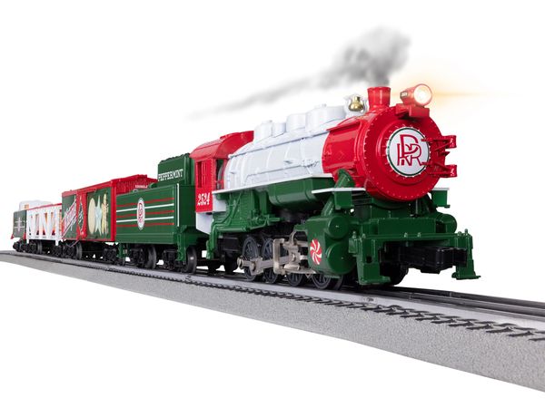 Lionel 2523120 Peppermint Railroad 0-8-0 Christmas Freight LionChief Set with Bluetooth 5.0