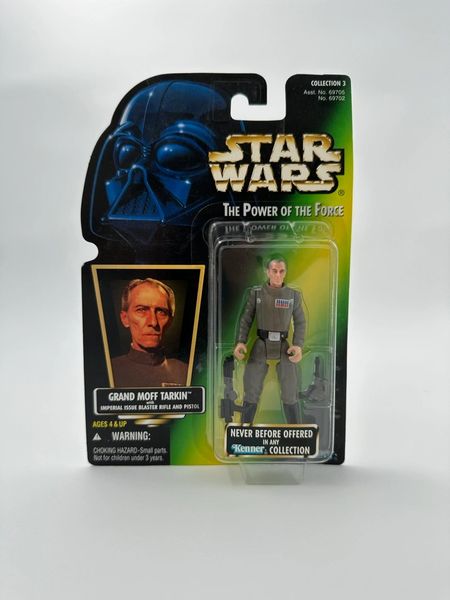 Grand Moff Tarkin with Blaster Rifle+Pistol- The Power of Force Collection 3- 1996