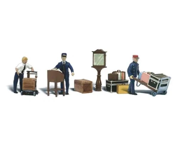 WDS 2757 Depot Workers and Accessories O Scale
