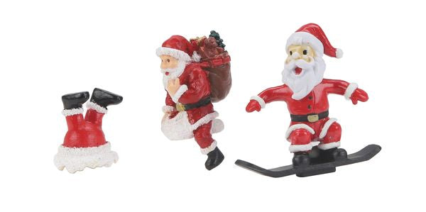 MTH 30-11089 3 Piece Santa Figure Set