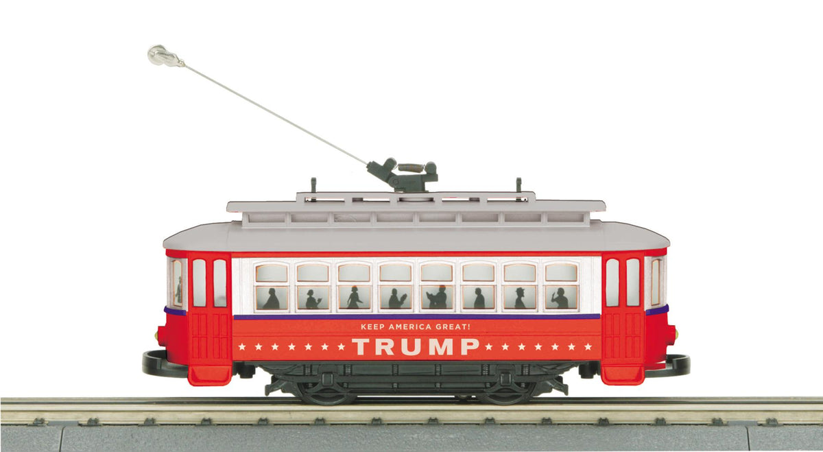 MTH 30-5197 Donald Trump Bump-n-Go Trolley