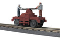 MTH 30-5235 M.O.W Maroon Operating Hand Car