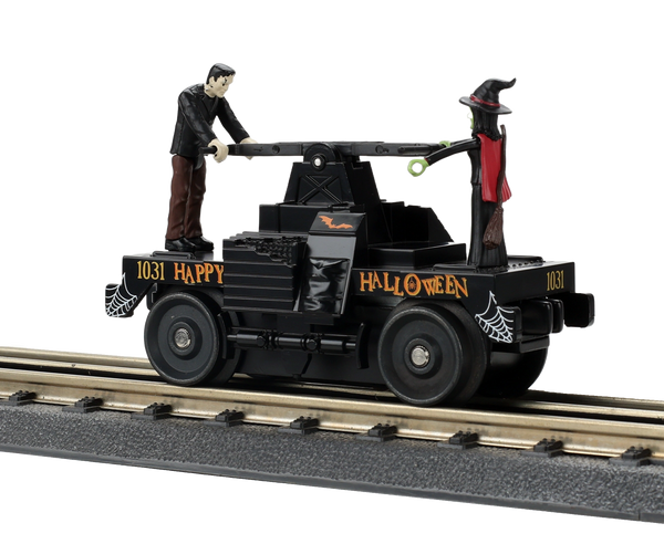 MTH 30-5242 Halloween Operating Hand Car (Black)