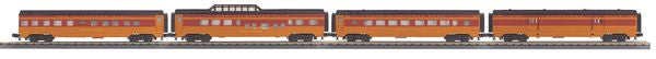 MTH 30-67859 Milwaukee Road 4 Car Streamlined Passenger Set