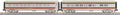 MTH 30-68241 Santa Fe 2 Car 60' Streamlined Passenger Set