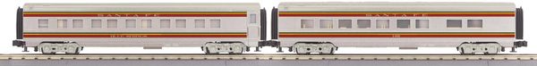 MTH 30-68241 Santa Fe 2 Car 60' Streamlined Passenger Set
