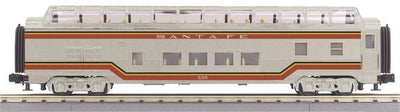 MTH 30-68243 Santa Fe 60' Streamlined Full Length Dome Car
