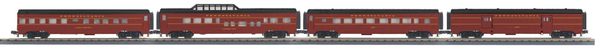 MTH 30-68252 Pennsylvania 4 Car Streamlined Passenger Set