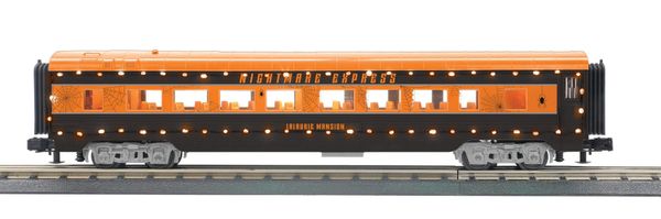 MTH 30-68284 Halloween 60' Streamlined Coach Car with LED's