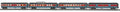 MTH 30-68290 North Pole 4 Car 60' Streamlined Passenger Set with LED's