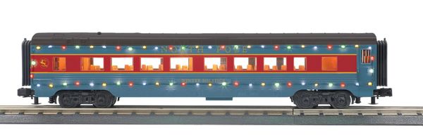 MTH 30-68292 North Pole 60' Streamlined Coach with LED's