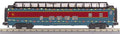 MTH 30-68293 North Pole 60' Streamlined Full Vista Dome Car with LED's