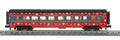 MTH 30-68312 North Pole 60' Streamlined Coach Car with LED's