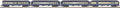 MTH 30-69363 Jersey Central Blue Comet 4 Car 60' Madison Passenger Set