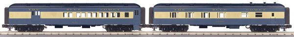 MTH 30-69364 Jersey Central Blue Comet 2 Car Madison Combo/Diner Set