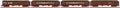 MTH 30-69379 Pennsylvania 4 Car Madison Passenger Set