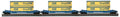 MTH 30-70126 CSX 3 Car Husky Stack Set