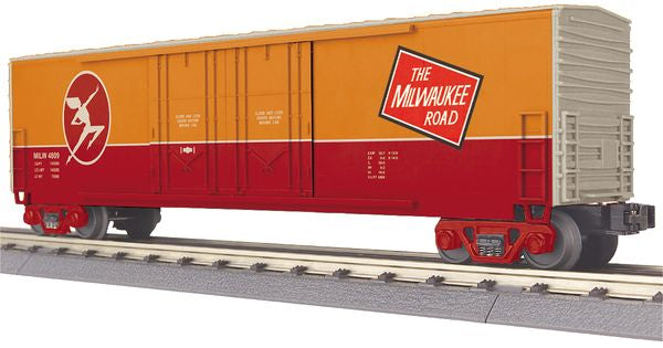 MTH 30-71055 Milwaukee Road 50' Double Door Plugged Box Car