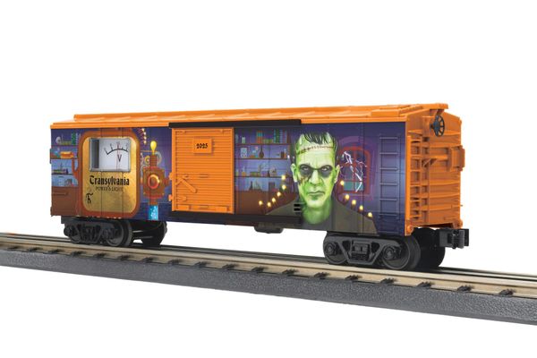 MTH 30-71229 Transylvania Frankenstein Box Car with Power Meter