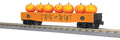 MTH 30-72244 Halloween Orange Gondola with LED Jack-O-Lanterns