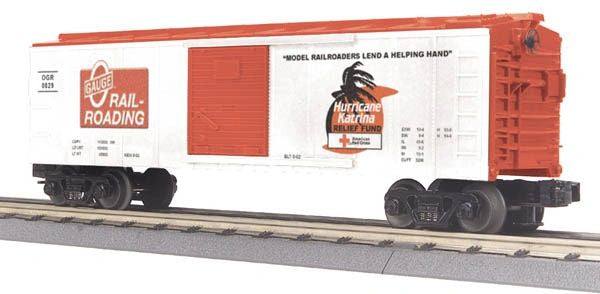 MTH 30-74336 OGR Magazine Katrina Fundraiser Box Car
