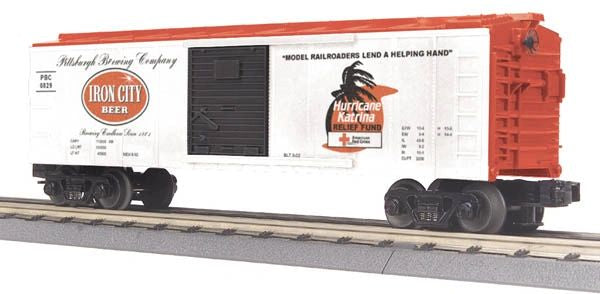 MTH 30-74340 Iron City Katrina Fundraiser Box Car