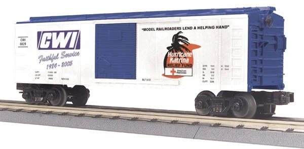 MTH 30-74341 CWI Katrina Fundraiser Box Car
