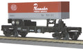 MTH 30-7608 New York Central Pacemaker Semi-Scale Flat Car w/ Trailer