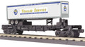 MTH 30-76609 Baltimore & Ohio Flat with 40' Trailer