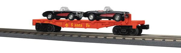 MTH 30-76876 Santa Fe Flat Car with '57 Corvettes