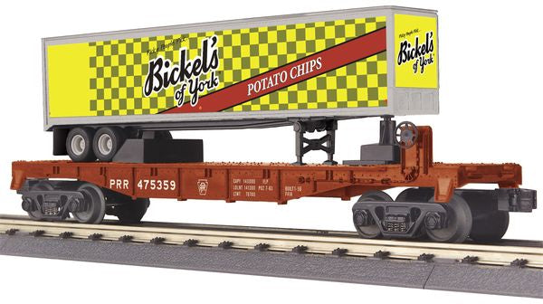 MTH 30-76891 Pennsylvania Flat Car with 40' Bickel's of York Potato Chips
