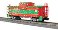 MTH 30-77438 Christmas Extended Vision Caboose with LED's