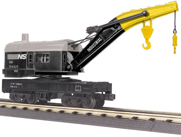 MTH 30-79650 Norfolk Southern Crane Car and Tender