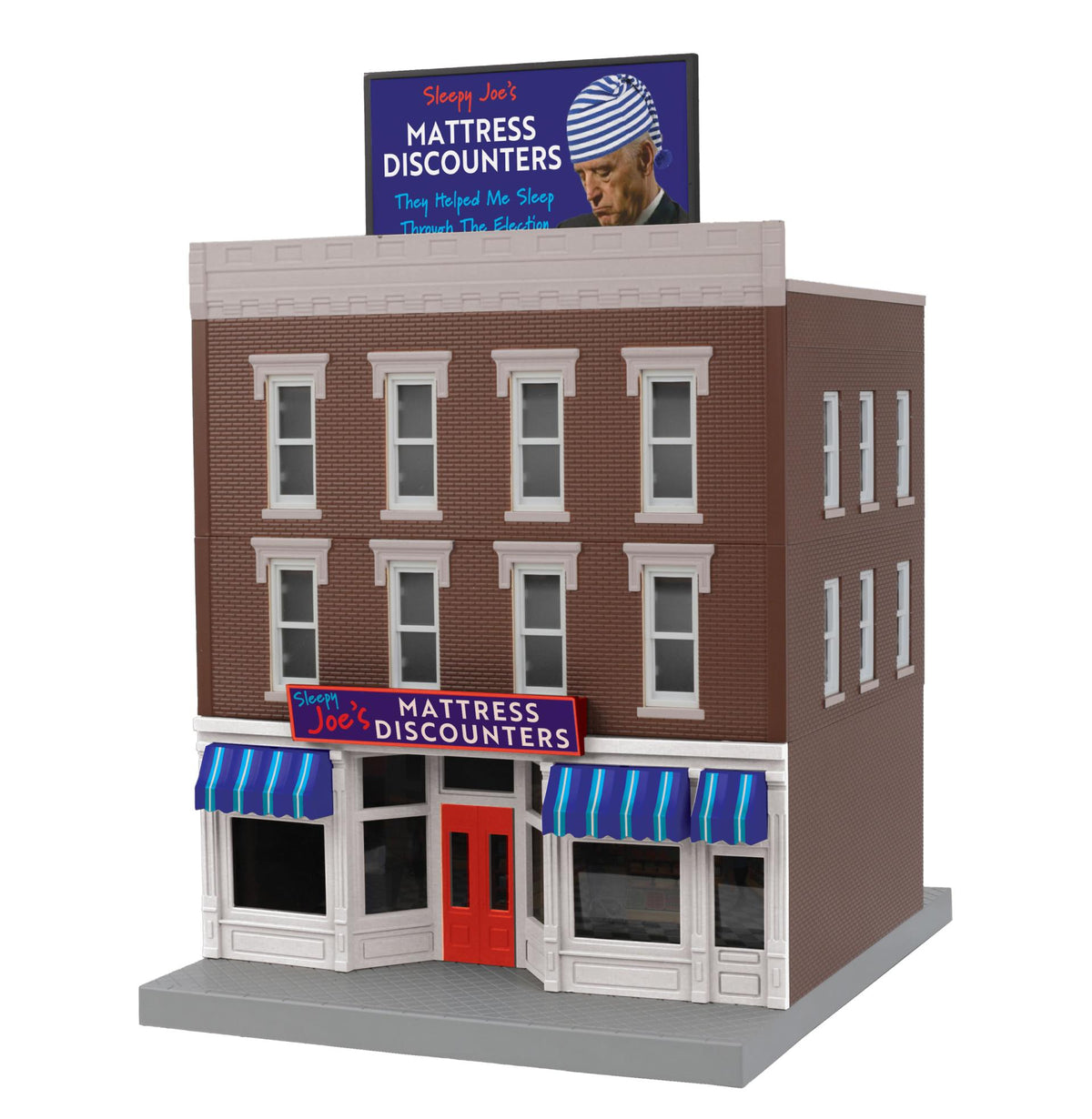 MTH 30-90624 Sleepy Joe's Mattress Discounters 3 Story Building