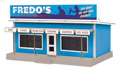MTH 30-90629 Fredo's Boat Rentals Road Side Stand