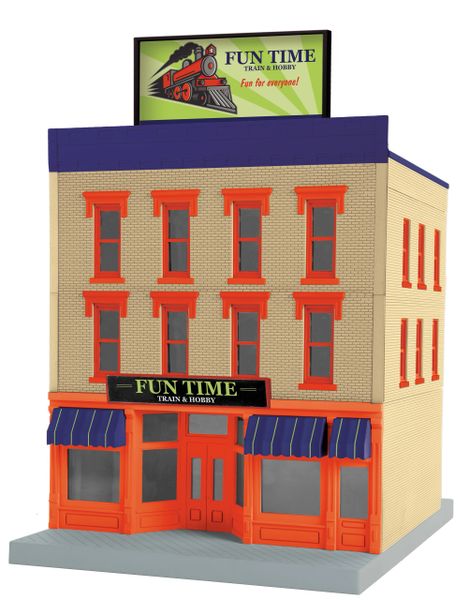 MTH 30-90659 Fun Time Train and Hobby 3-Story Building