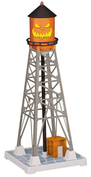 MTH 30-90726 Halloween #193 Industrial Water Tower with Flashing LED