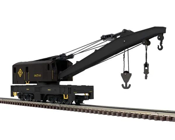 Atlas O 3001742 and 3001748 Erie Lackawanna Premier Crane and Tender Car