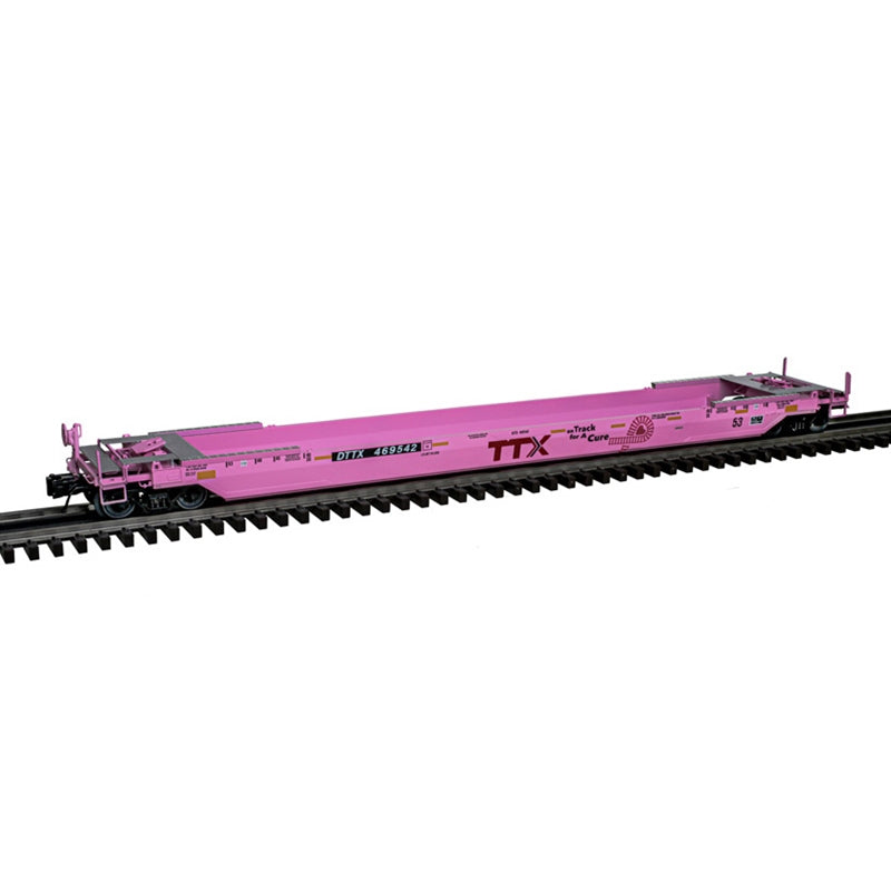 Atlas O 3001765 TTX (On Track For a Cure) 53' Rebuilt Well Car
