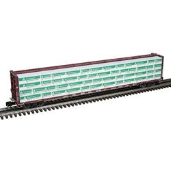Atlas O 3001787 Arkansas-Oklahoma Master 73' Center Divider Flat Car