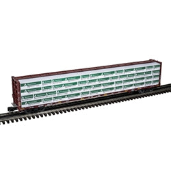 Atlas O 3001788 BNSF Master 73' Center Divider Flat Car