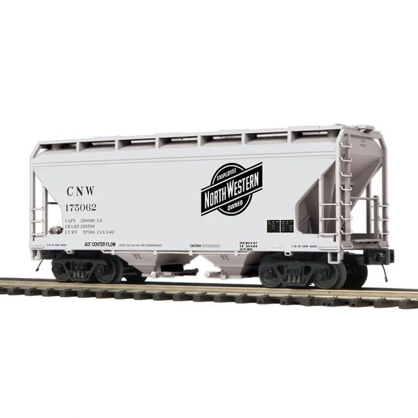 Atlas O 3001893-3 Chicago & North Western Premier 2-Bay Centerflow Hopper (Gray)