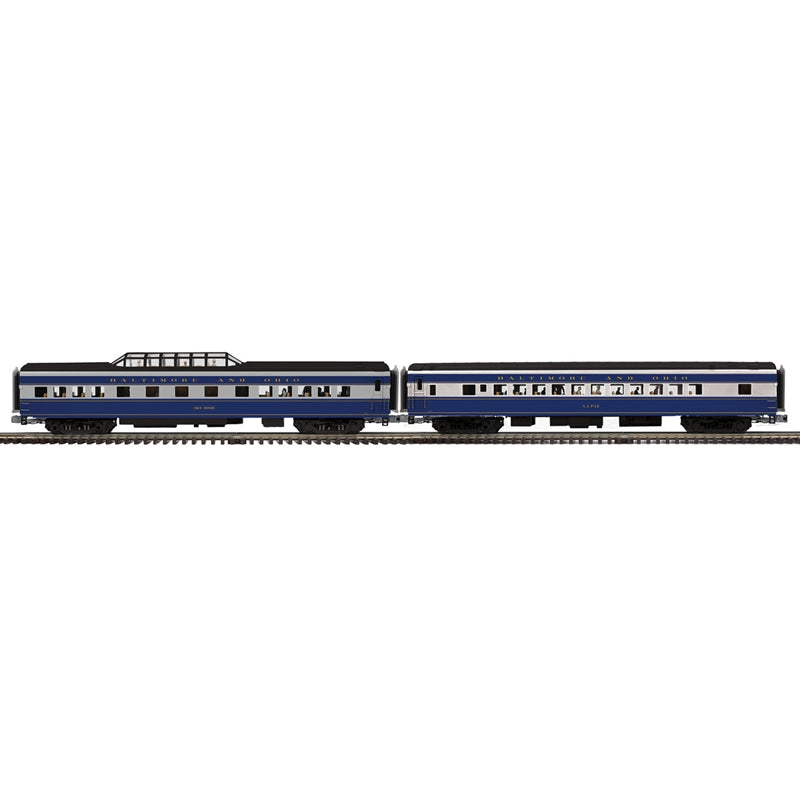Atlas O 3001947 Baltimore & Ohio Premier 2 Car 70' Streamlined Passenger Set