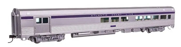 Walthers Mainline 910-30072 Atlantic Coast Line 85' Budd Baggage Lounge Car