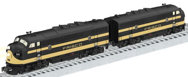 Lionel 34630 Frisco LEGACY F3 A-A Diesels (PWR #5010, DMY #5015) and 34633 Frisco B Unit