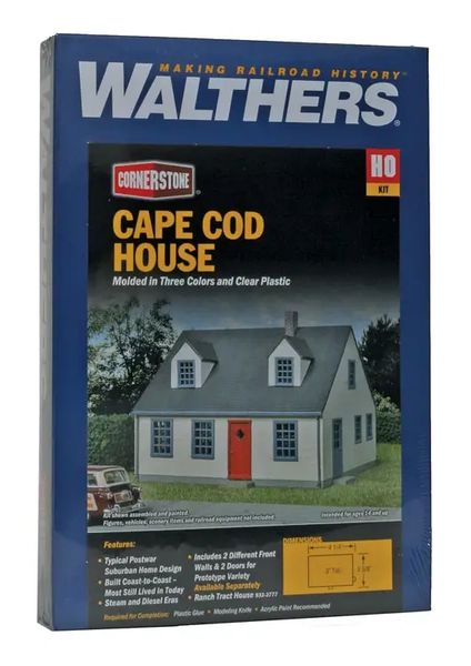 Walthers Cornerstone HO Kit 933-3776 Cape Cod House