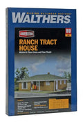 Walthers Cornerstone HO Kit 933-3777 Ranch Tract House