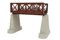 MTH 40-1032 O Rust Girder Bridge with Piers (Real Trax)